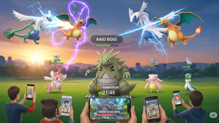 Catching Pokémon in Raid Battles
