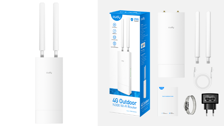 Unboxing and What's in the Box of Cudy LT400 Outdoor